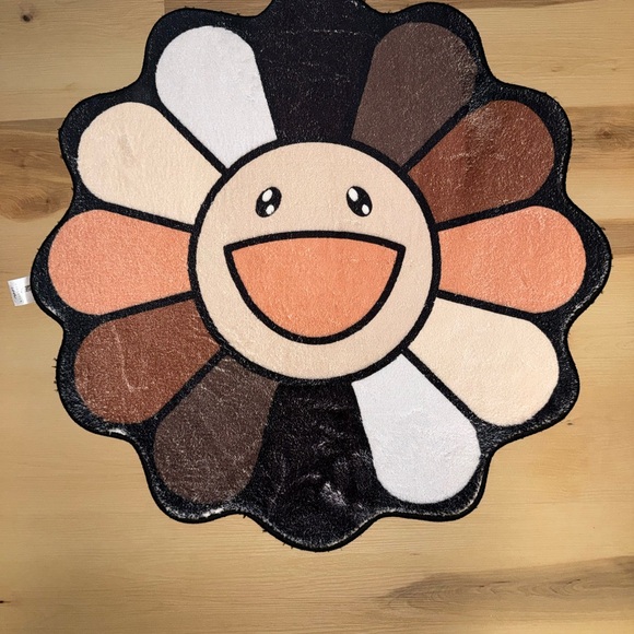 Multi Color Dark Murakami Design Rug - Picture 1 of 1